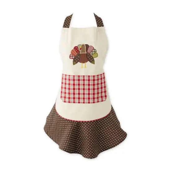 Gobble Gobble Ruffle Apron {1}