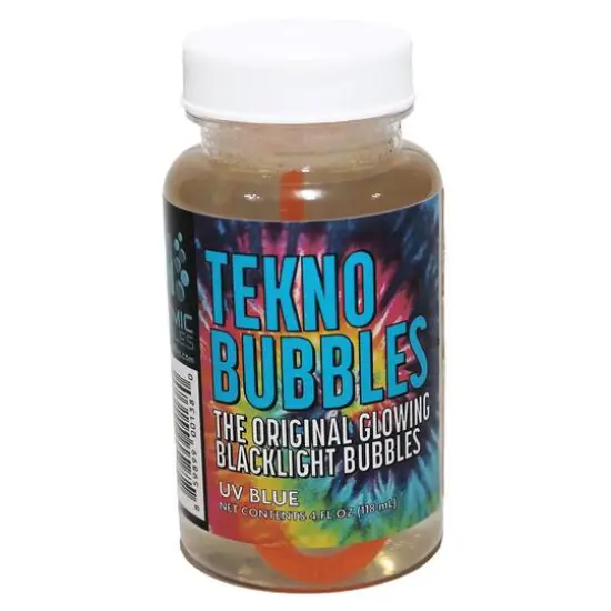 Atomic Bubbles 4oz. Blue & Gold Tekno Bubbles, 12ct. {6}