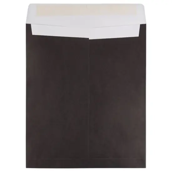 JAM Paper 15" x 18" Smooth Black Open End Catalog Envelopes, 125ct. {3}
