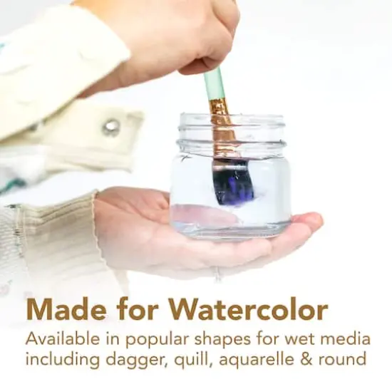 Princeton&trade; Neptune&trade; Series 4750 Synthetic Squirrel Watercolor Dagger Brush {6}