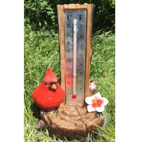 Santa's Workshop 6.5" Cardinal Thermometer {3}