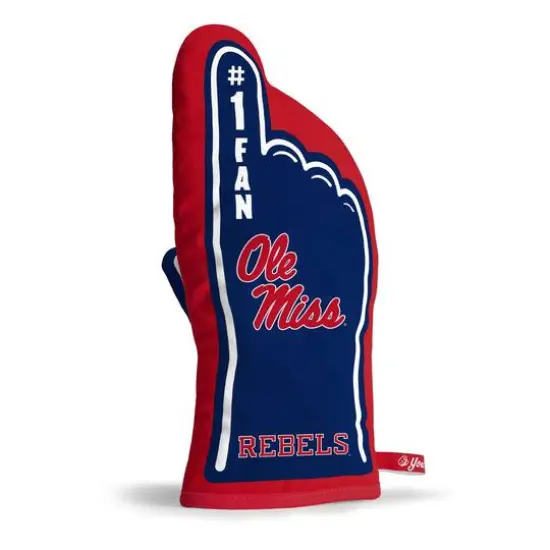 Quilted No.1 Oven Mitt Mississippi Rebels {4}