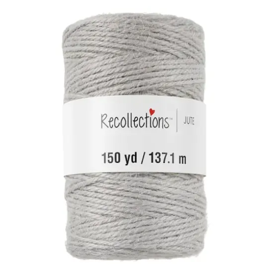 150yd. Gray Jute Spool by Recollections&trade; {4}