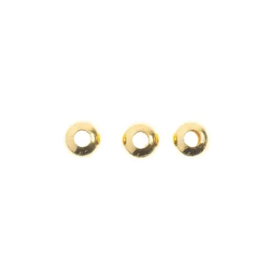John Bead Must Have Findings 4mm Metal Spacer Beads Gold {4}