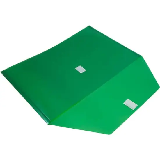 JAM Paper 9.75" x 14.5" Plastic Hook & Loop Closure Envelopes, 12ct. Green {5}