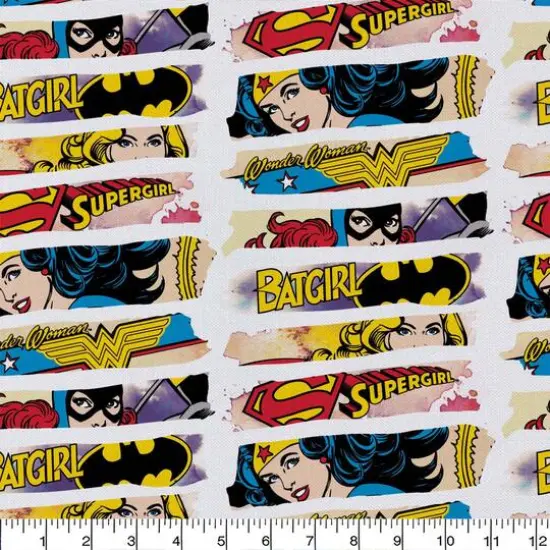 Camelot Fabrics DC Comics Heroines Cotton Fat Quarter Bundle {4}