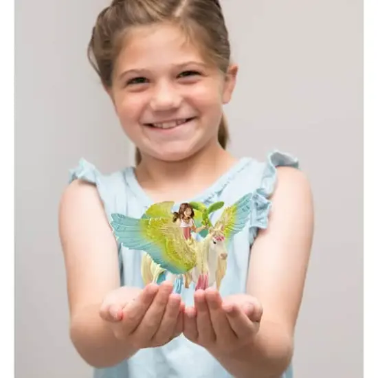schleich&reg; Bayala&reg; Fairy Surah with Glitter Pegasus Figurine Playset {3}