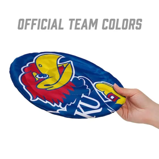 NCAA Flimzee Bean-Bag Flying Disc Kansas Jayhawks {4}