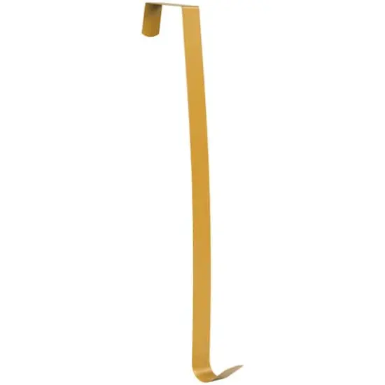 14" Matte Gold Over the Door Christmas Wreath Hanger {5}