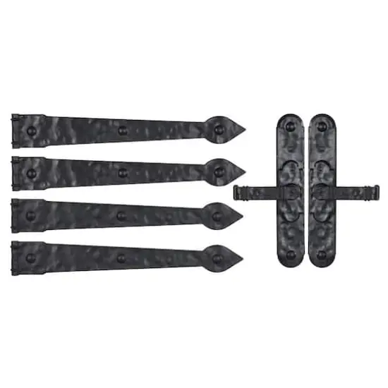 Household Essentials Black Carriage House Garage Door Magnet Set {1}