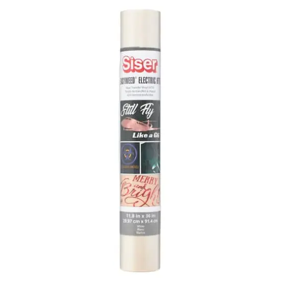 Siser&reg; EasyWeed&reg; Electric Heat Transfer Vinyl, 36" White {1}