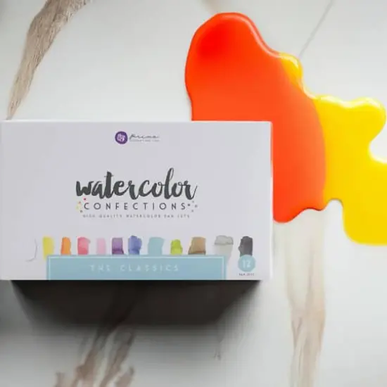 Prima&reg; Watercolor Confections The Classics Watercolor Pans {1}