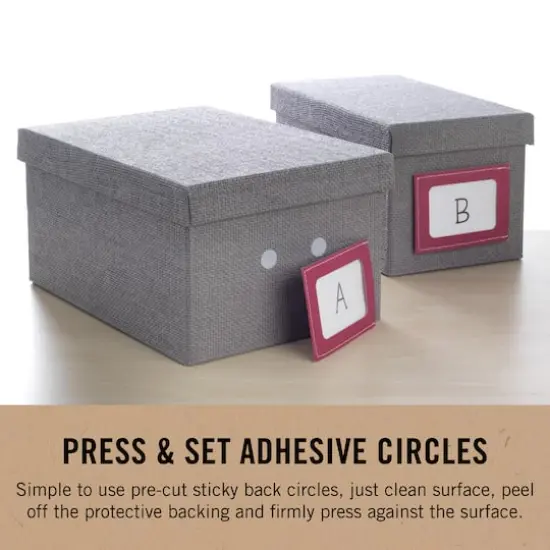 VELCRO&reg; Brand White Stick 'Em Circles {5}