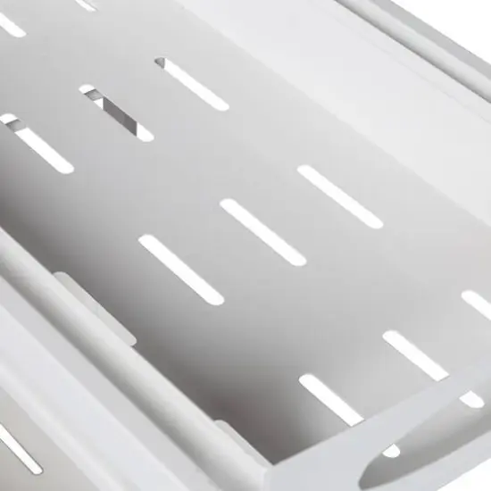 Honey Can Do 15.5" White Metal Kitchen Cabinet Organizer with Drawers {8}