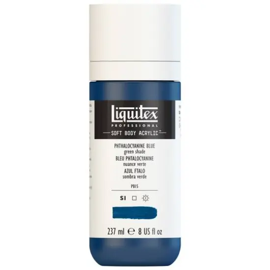 Liquitex&reg; Professional Soft Body Acrylic Color, 8oz. Phthalocyanine Blue (Green Shade) {6}
