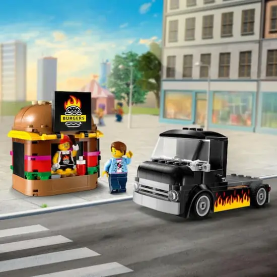 LEGO&reg; City Burger Truck Toy Building Set 60404 {6}