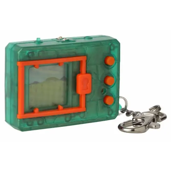 Bandai Translucent Green Original Digimon Digivice Virtual Pet {1}