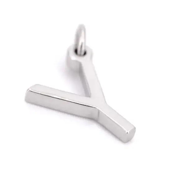 Sterling Silver Alphabet Charm by Bead Landing&trade; Y {7}