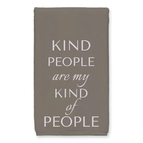 My Kind Of People Tea Towel Set Brown {3}