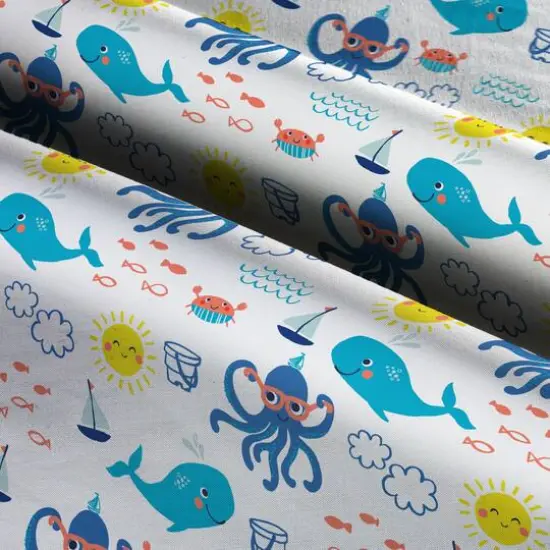 Springs Creative Love the Sea Cotton Fabric {4}