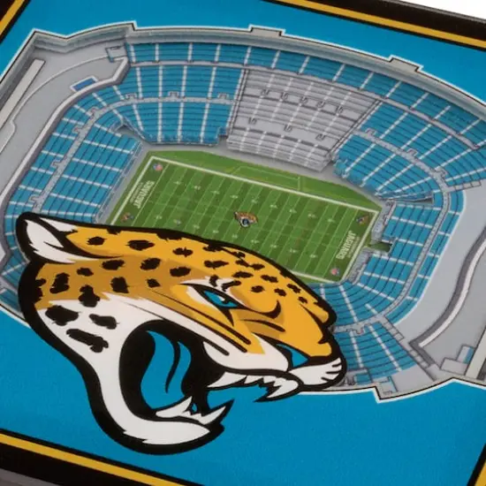 3D StadiumView Coasters Jacksonville Jaguars {5}