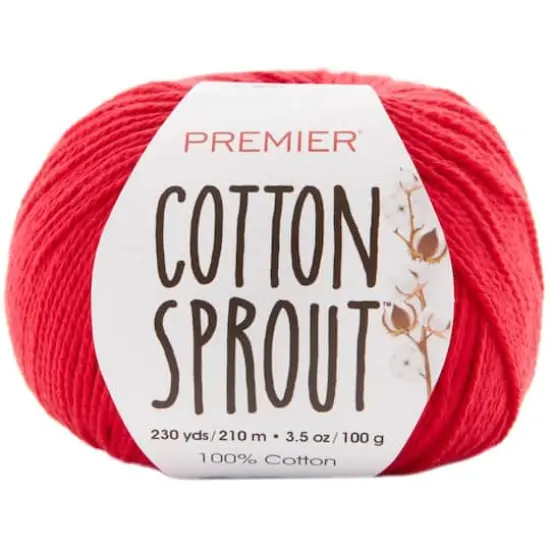 Premier&reg; Cotton Sprout&trade; Yarn Red {1}