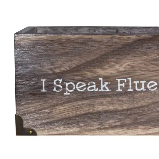 I Speak Fluent Sarcasm Desk Organizer {6}