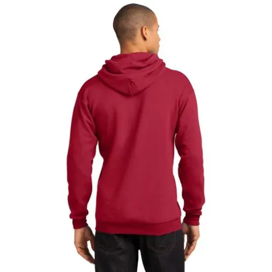 Port & Company&reg; Darks Core Fleece Pullover Hooded Sweatshirt Red {6}