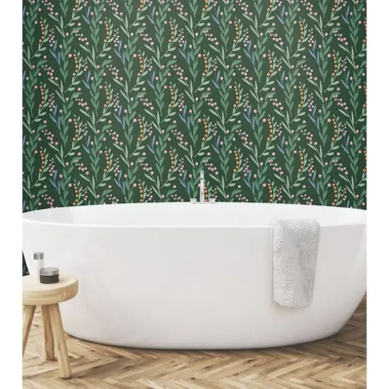 RoomMates Budding Branches Peel & Stick Wallpaper Green {5}