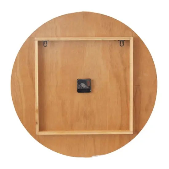 Blue MDF Nautical Wall Clock 24" x 24" x 2" {5}