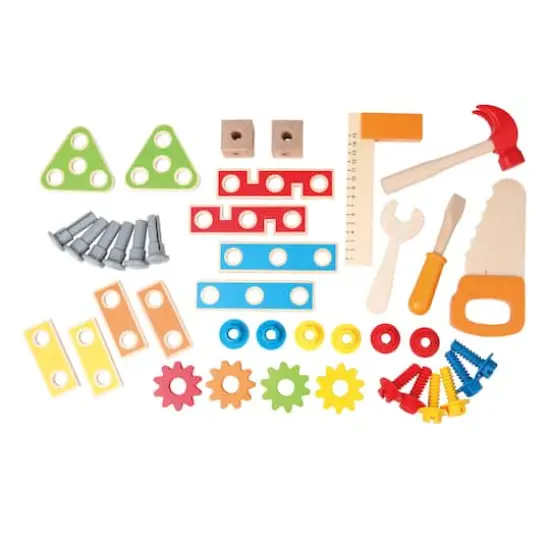 Hape Master Workbench Kid's Wooden Tool Workshop Toy {4}