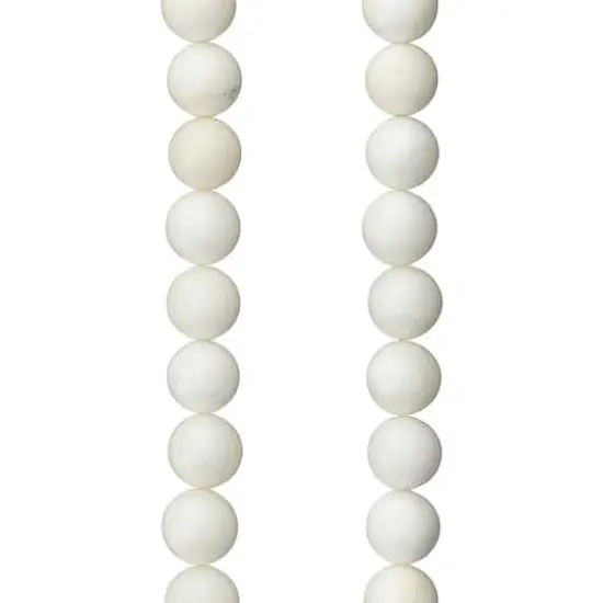 White Shell Round Beads, 8mm by Bead Landing&trade; {1}