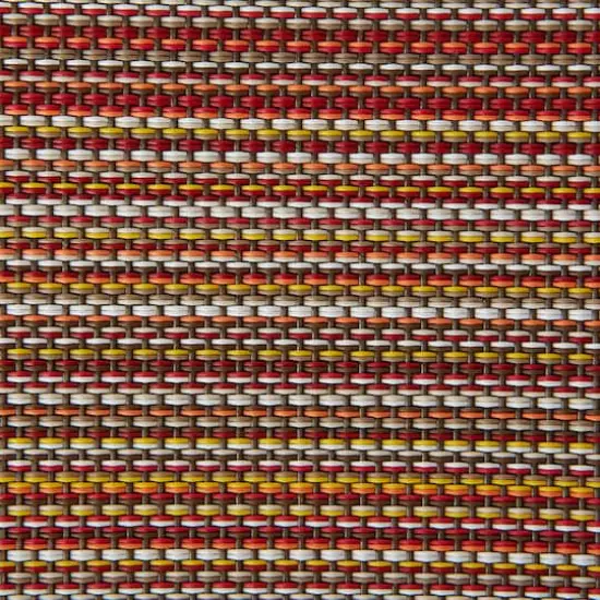 DII&reg; Tango Red Pvc Micro Stripe Placemat (Set of 6) {5}