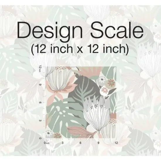 RoomMates Retro Tropical Leaves Peel & Stick Wallpaper Pink and Green {8}