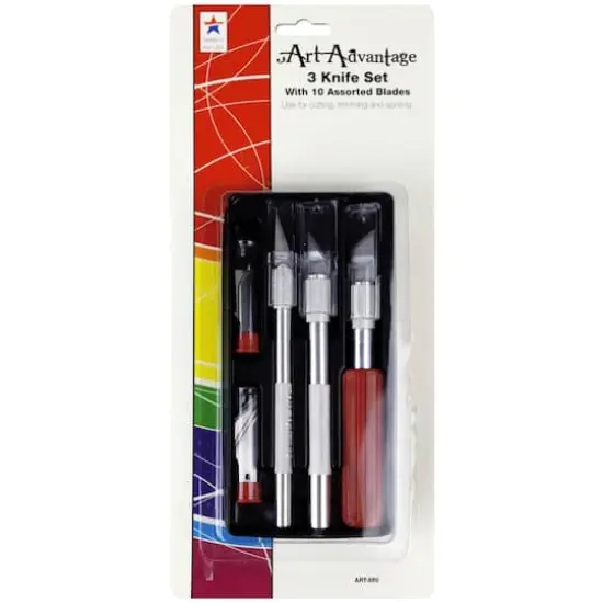 Art Advantage 3 Knife Set With Blades {1}