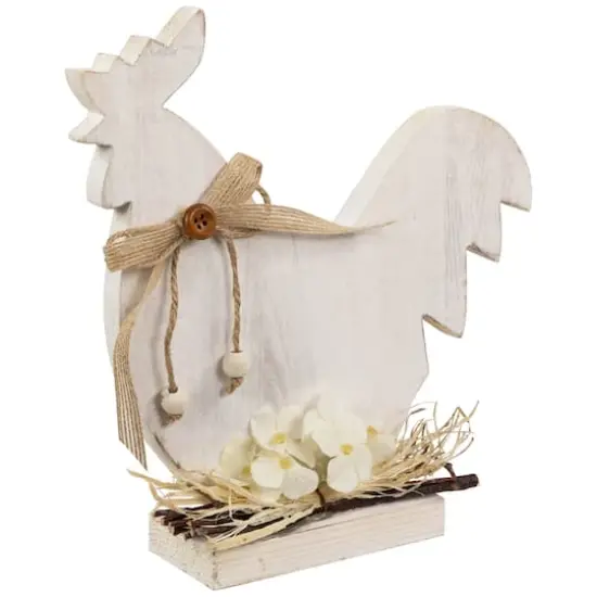 9.5" Distressed Rooster Silhouette Spring D&eacute;cor {4}