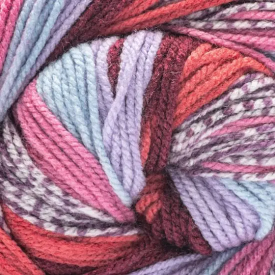 Caron&reg; Cinnamon Swirl Cakes&trade; Yarn Strawberry Swirl {4}