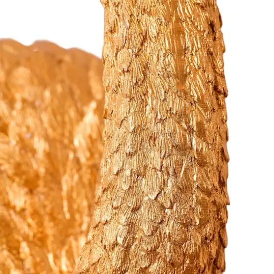 American Art Decor Tipsy Resin Gold Bird Head Wall Decor - 14.75" x 4.75" x 6.75" {5}