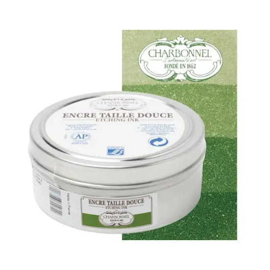 Charbonnel Etching Ink, 200mL Medium Green {4}