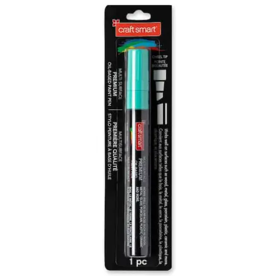 Chisel Tip Multi-Surface Premium Paint Pen by Craft Smart&reg; Peppermint {3}
