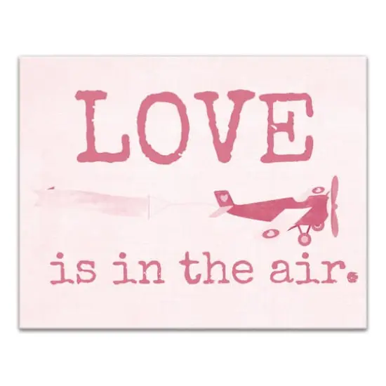 Love Is In The Air 14" x 11' Canvas Wall Art {1}