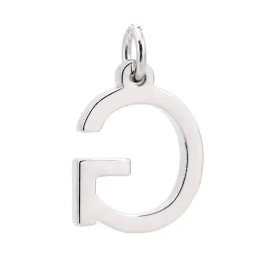 Sterling Silver Alphabet Charm by Bead Landing&trade; G {5}