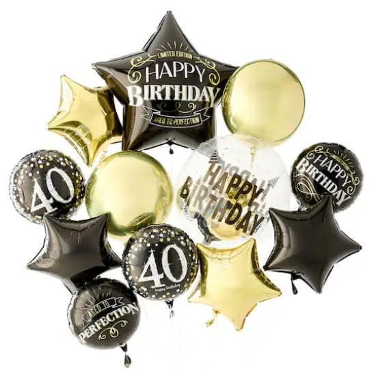 Better with Age Foil Balloon Bundle 40 years {1}