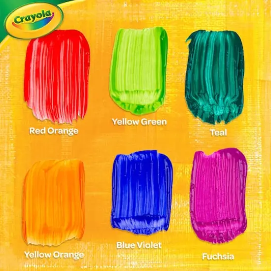 Crayola&reg; Bold Colors Washable Project Paint, 6ct. {6}