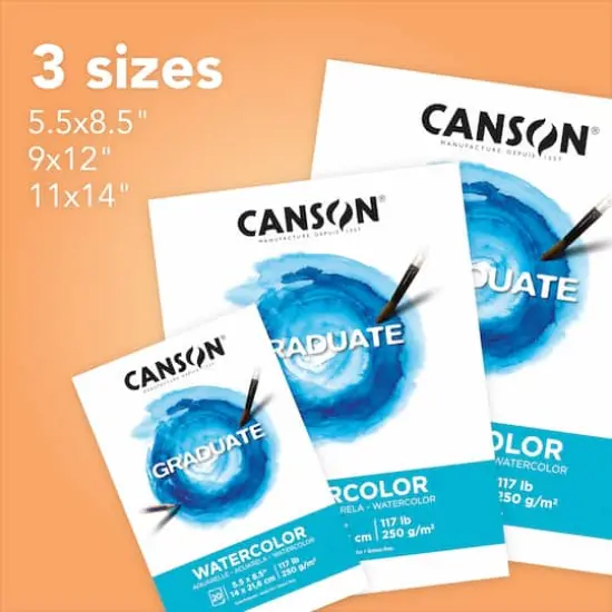 Canson&reg; Graduate Watercolor Pad {5}