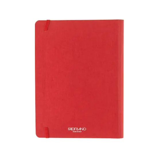 Fabriano&reg; Ecoqua Plus Dotted A5 Hidden Spiral-Bound Notebook Red {10}