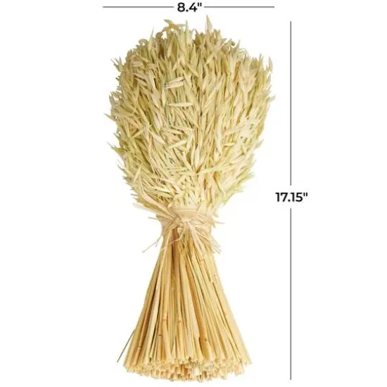 Beige Dried Wheat Stalk Bundle {6}