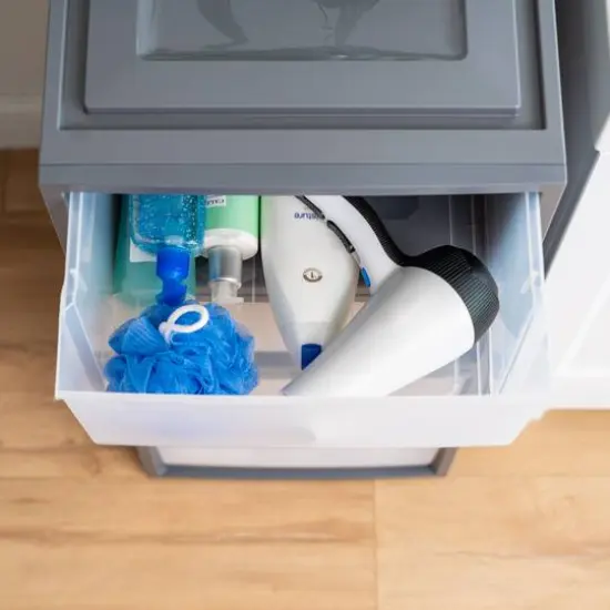 IRIS Gray Box Chest Drawer, 3ct. {6}