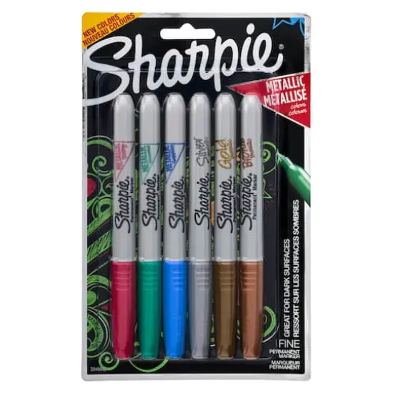 Sharpie&reg; Fine Point Metallic Permanent Markers {1}