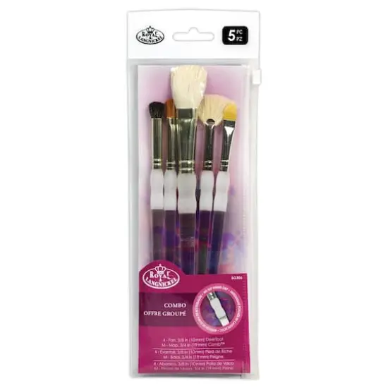 Royal & Langnickel&reg; Soft-Grip 5 Piece Brush Set {1}